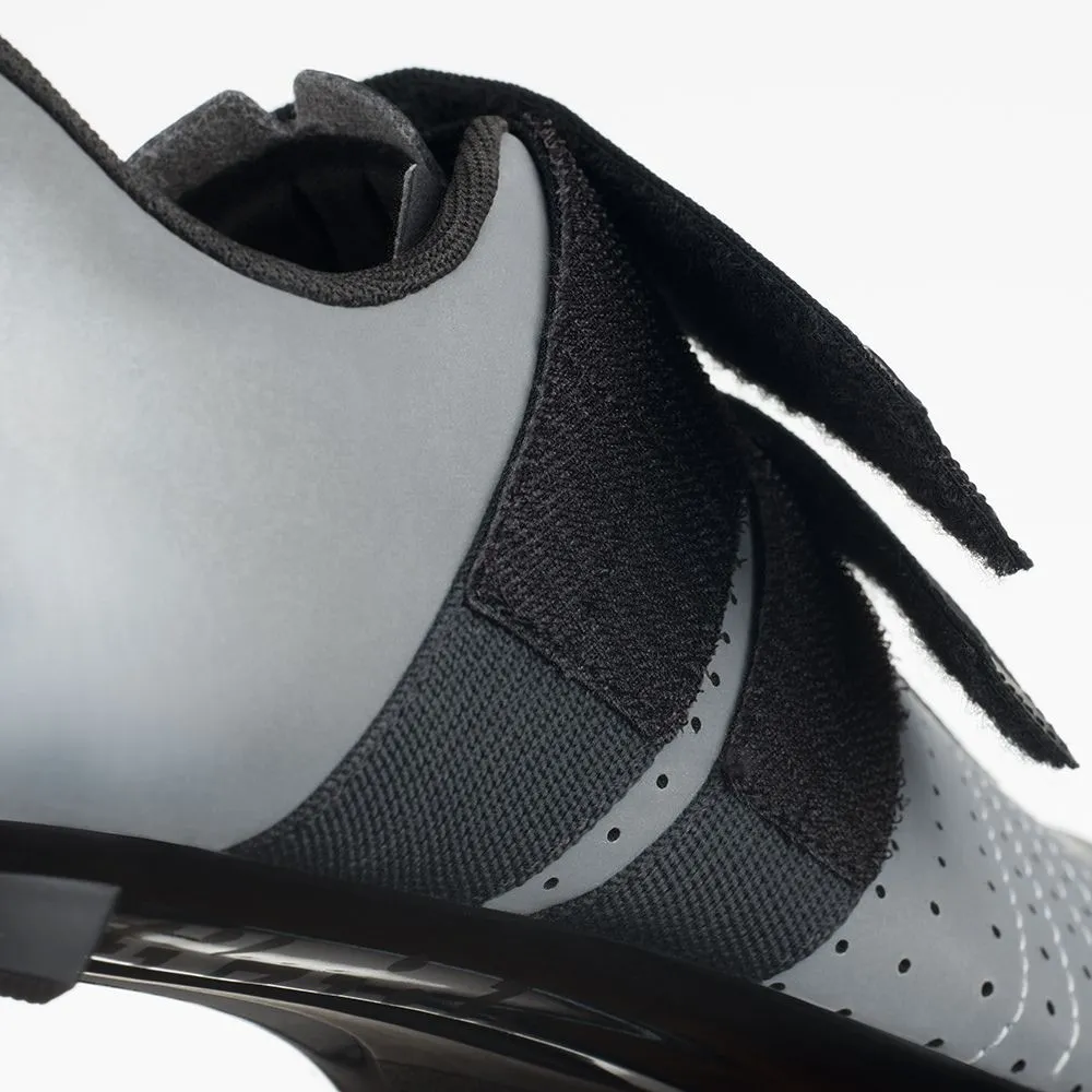Велотуфли Fizik TEMPO POWERSTRAP R5 Reflective (37, Серый светоотражающий/черный)