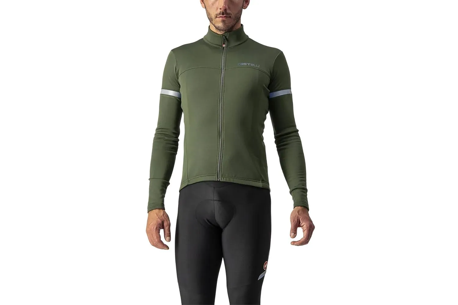 Майка дл.рукав Castelli FONDO 2 FZ (075, M, Темно-зеленый)