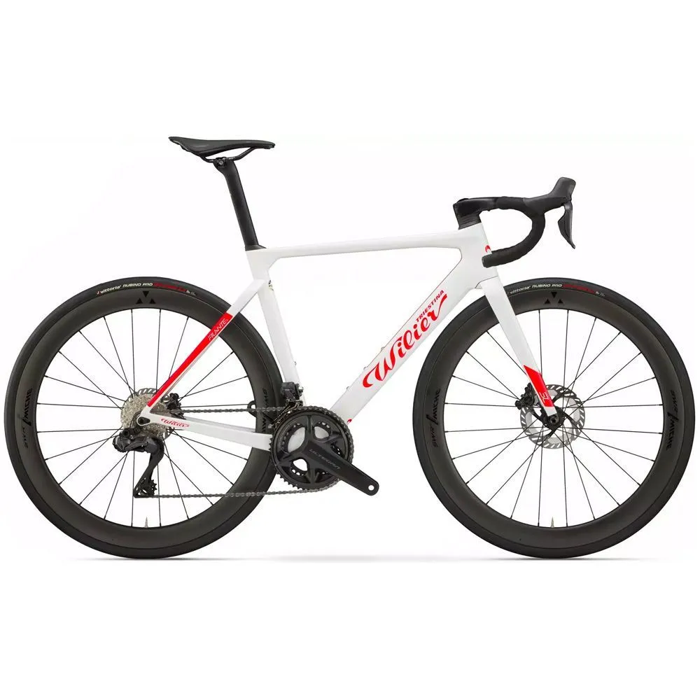 Велосипед шоссейный Wilier Filante SL 105 Di2 React Evo 50 WHITE/RED