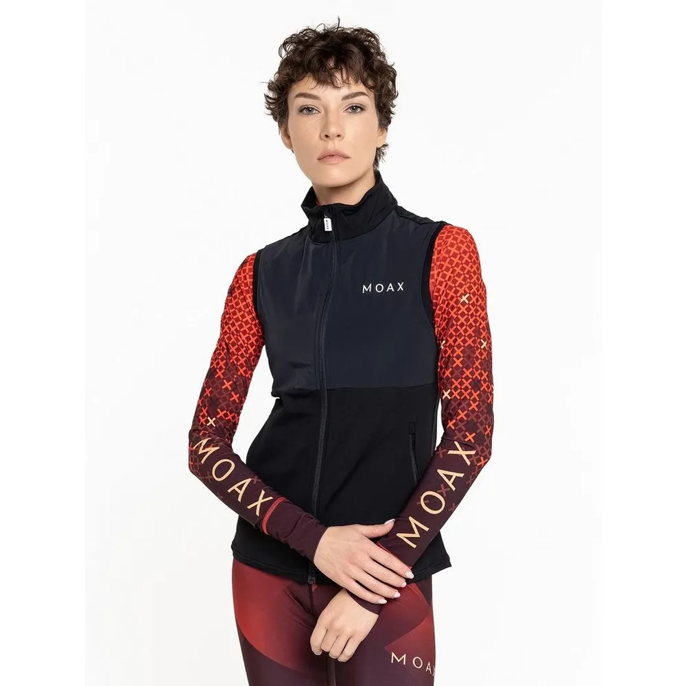 Жилет MOAX Force Wind женск. (S, 10000 Черный)