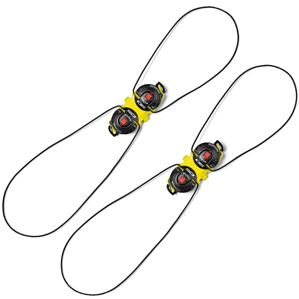 Замок SIDI Double Tecno-3 Push System желт./черн. №108