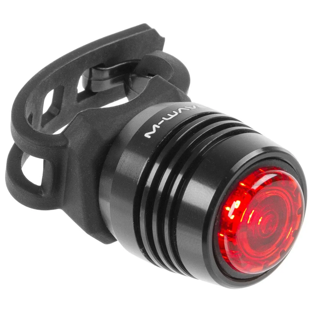 Фонарь-мигалка M-Wave Apollon mini черн., задний, USB зарядка