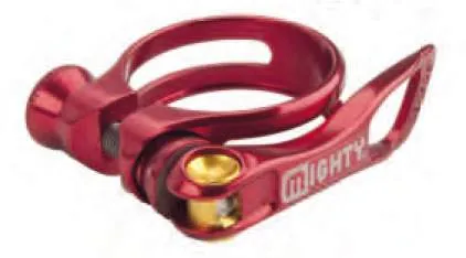 Хомут подседельный с эксцентриком Mighty 34,9 mm красн.
