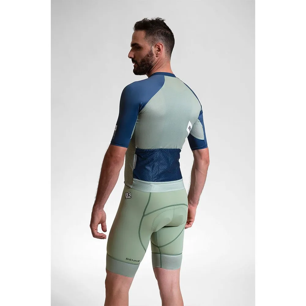 Майка короткий рукав Biemme ARMONIA (AI15, XXXL, Темно-синий/зеленый)