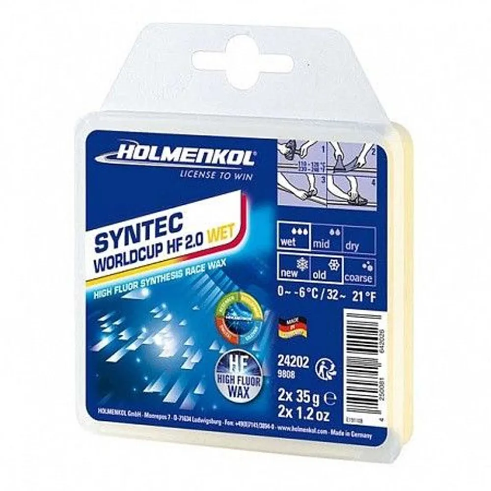 Парафин HOLMENKOL Syntec WorldCup HF 2.0 WET 2*35 гр