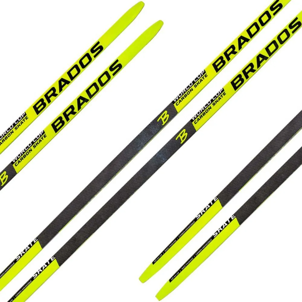 Лыжи BRADOS CARBON SKATE YELLOW