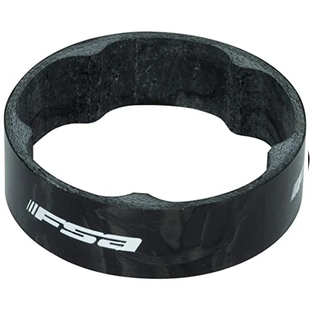 Кольцо под вынос FSA Carbon - 1 1/8" x 10mm Black FSA logo