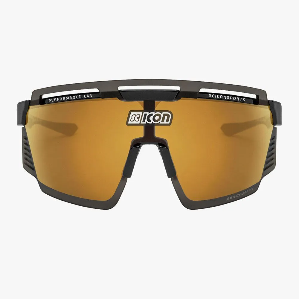 Очки SCICON Aerowatt Black Multimirror Bronze + Rain Clear