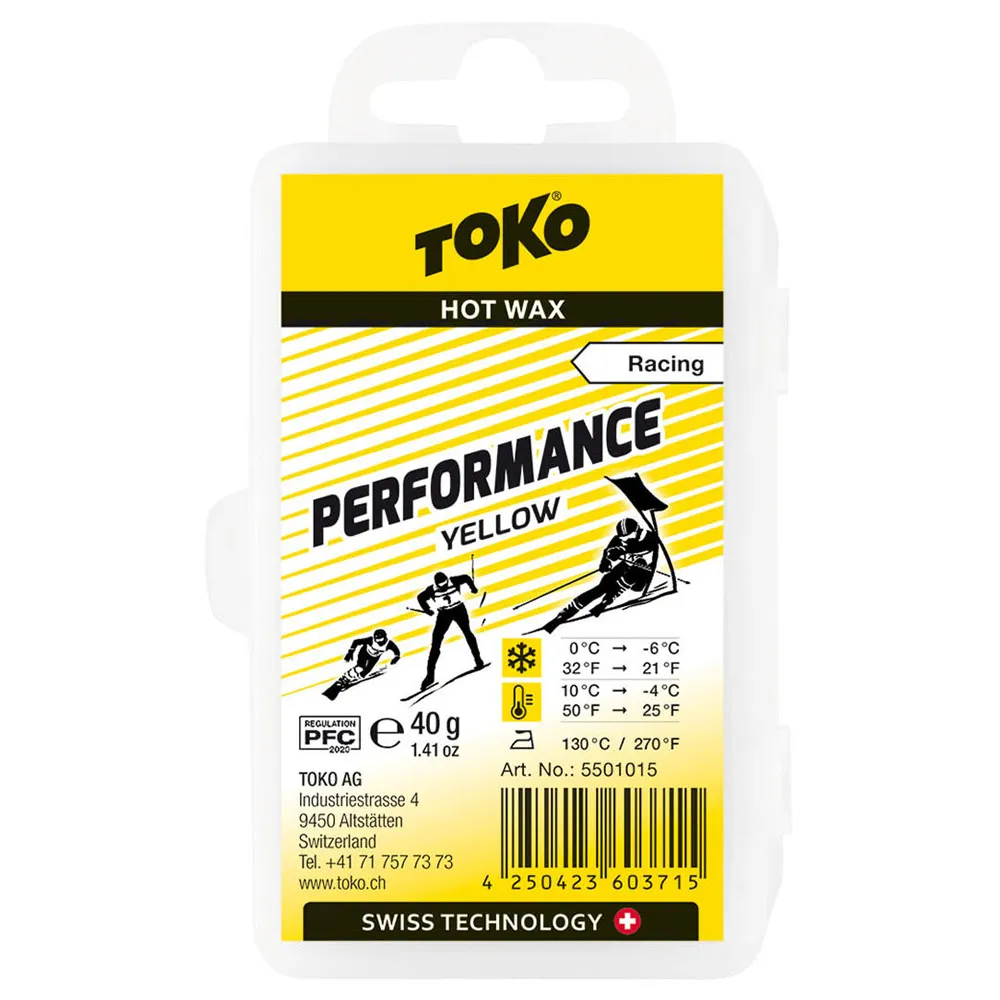 Парафин TOKO Performance LF Yellow 0-6   40 гр.
