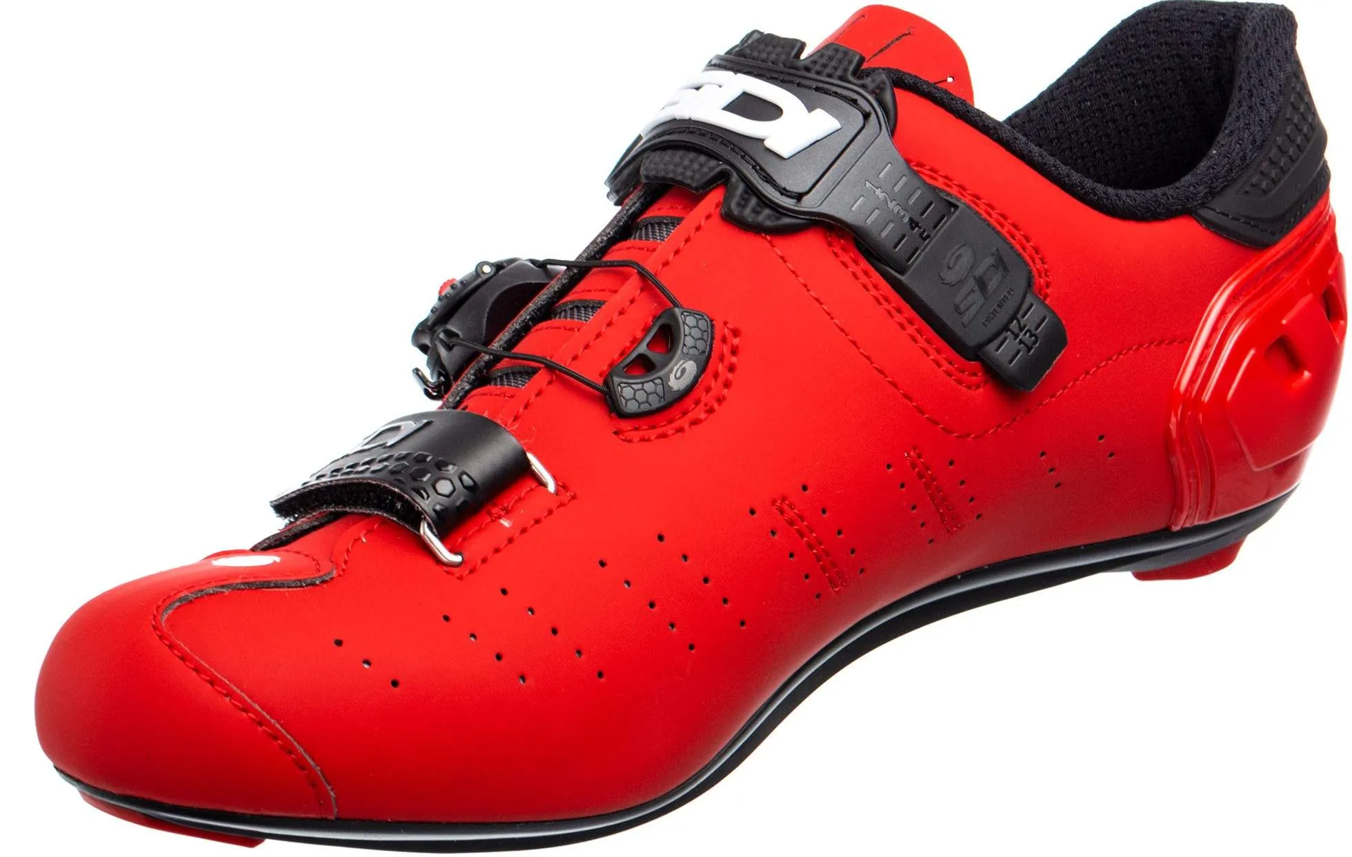 Велотуфли SIDI ERGO 5 MATT Carbon (39, Красный/черный)