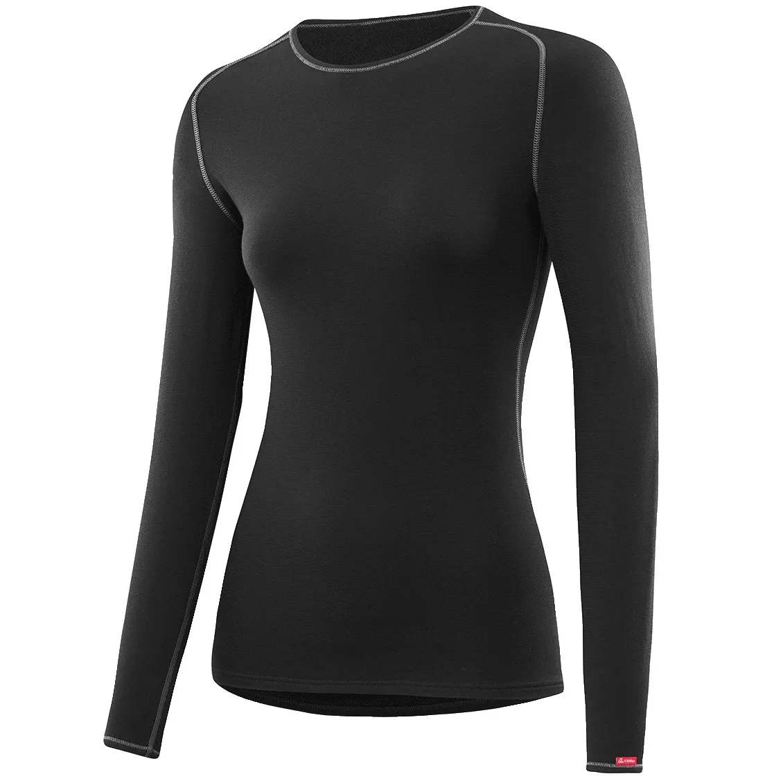 Термобелье верх LOFFLER TRANSTEX® WARM женск. (34, 990 черный)