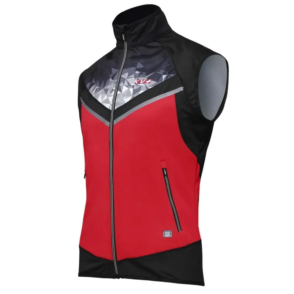 Жилет KV+ PREMIUM (M, 3 Черный/Красный/Белый)